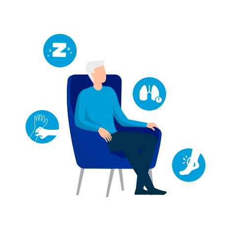 Illustration of Chronic Kidney Disease Symptoms