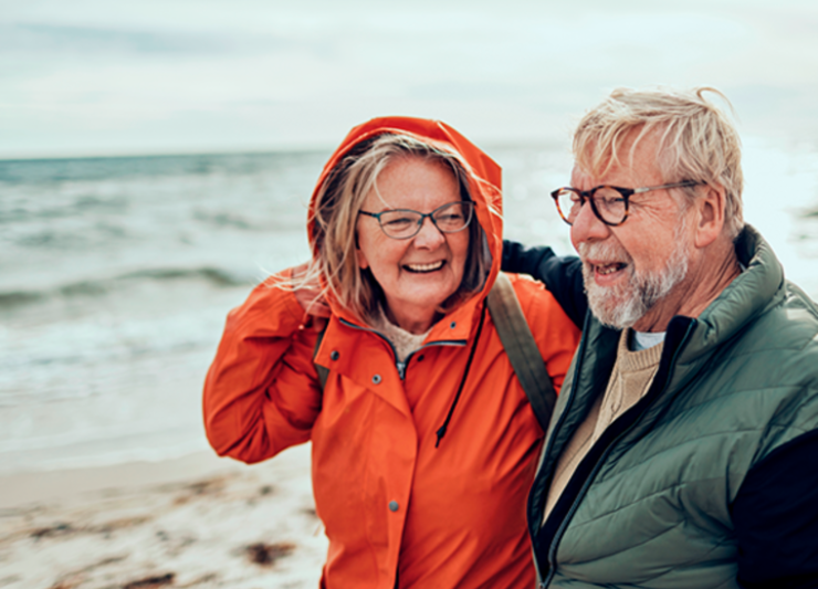 Couple on beach